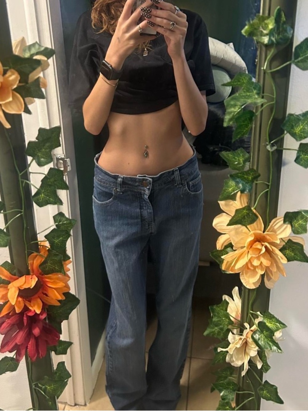 Adorable Vintage Low rise Baggy Riders by Lee Jeans <33